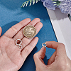 2Pcs 2 Styles 925 Sterling Silver Spring Gate Clasps STER-PH0004-94-3