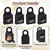 48Pcs 4 Styles Square Kraft Paper Festival Gift Storage Boxes with PVC Window and Hole Handle CON-PH0003-05A-4