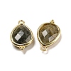Natural Labradorite Faceted Pendants G-M431-15G-04-2