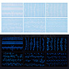 6 Sheets Luminous Paper Tattoo Stickers STIC-TAC0001-007A-1