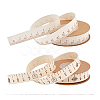 2 Rolls 2 Styles Cotton Printed Ruler Ribbon OCOR-PH0005-13-7