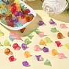 Transparent Acrylic Flower Beads X-PL622M-5