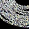 Electroplate Glass Beads Strands GL-CBAA615-03A-3