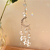 Quartz Crystal Big Pendant Decorations HJEW-PW0001-020B-1