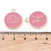 Alloy Enamel Pendants ENAM-S124-01A-03-4