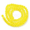 Transparent Glass Beads Strands GLAA-F029-4mm-21-2