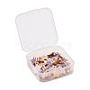 50Pcs Independence Day Light Gold Plated Alloy Enamel Pendants ENAM-LS0001-08LG-8