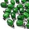 Dyed Natural White Jade Pendants G-Z067-03P-02-1