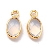 Eco-Friendly Brass with Glass Pendants X-KK-K268-01F-2