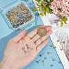 100Pcs 2 Style 304 Stainless Steel Round Ball Post Stud Earring Findings STAS-BBC0004-81-3