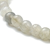 Natural Labradorite Beaded Stretch Bracelets BJEW-A117-A-42-3