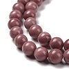 Grade A Natural Rhodonite Beads Strands G-E571-23B-4