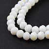 Electroplate Opaque Solid Color Glass Beads Strands EGLA-A044-P3mm-L01-4