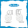 4Pcs Sterling Silver Pendants STER-PH0001-42-2