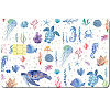 Rectangle PVC Plastic Waterproof Card Stickers DIY-WH0432-234-1