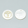 Freshwater Shell Pendants X-SHEL-Q016-013-3