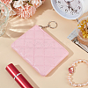 Rhombus Pattern PU Leather Zip Pouches ABAG-WH0040-12B-10-4