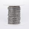 Tarnish Resistant 304 Stainless Steel Cable Chains CHS-H009-01P-2