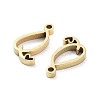 304 Stainless Steel Charms STAS-M327-02G-Q-2