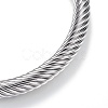 Tarnish Resistant 304 Stainless Steel Torque Cuff Bangles BJEW-D437-A15-3