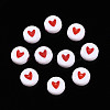 Opaque Acrylic Beads X-ACRP-T004-02A-1