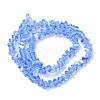 Transparent Glass Beads Strands EGLA-P061-04B-AB01-2