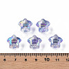 1-Hole Transparent Acrylic Buttons MACR-S373-129-C09-4