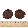 Schima Wood Pendant Cabochon Settings WOOD-N022-03-3