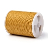 Round Waxed Polyester Cord YC-G006-01-1.0mm-24-2