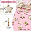 20Pcs Drawbench Style Natural Freshwater Shell Beads BSHE-CJ0001-08-3