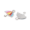 Umbrella Alloy Enamel Pendants ENAM-YW0002-87-2
