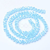 Electroplate Glass Beads Strands EGLA-A034-J6mm-B05-2