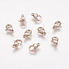 Ion Plating(IP) 304 Stainless Steel Lobster Claw Clasps STAS-P185-10-RG-1