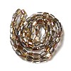 Electroplate Glass Beads Strands EGLA-D031-01-15-2