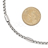 5.5MM 304 Stainless Steel Rectangle Box Chain Necklaces NJEW-JN05546-3