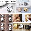 3Pcs 3 Size 304 Stainless Steel Rectangle Signet Finger Rings RJEW-UN0001-26P-6