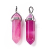 Natural Agate Double Terminated Pointed Pendants G-F295-05H-4