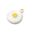 Food Theme Alloy Enamel Pendants FIND-C075-10A-G-2