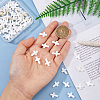 3 Strands Natural Freshwater Shell Cross Beads Strands BSHE-DC0001-02-3