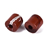 Natural Red Jasper European Beads G-P520-05P-3