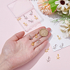 16Pcs 2 Colors Brass Charms KK-ME0002-11-3