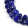 Natural Dyed White Jade Beads Strands G-H057-A22-06-4
