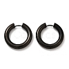 202 Stainless Steel Polishing Hoop Earrings EJEW-M106-02EB-06-4