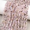 Natural Purple Rutilated Quartz Beads Strands G-RM250104-D7-1