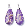 Natural Regalite/Imperial Jasper/Sea Sediment Jasper Pendants G-L515-02C-2