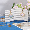 40Pcs 2 Colors Brass Pendants KK-CA0003-82-5