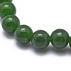 Natural TaiWan Jade Bead Stretch Bracelets BJEW-K212-C-019-3