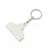 Mosque Shaped Eid Mubarak Keychain PVC Plastic Keychain KEYC-G053-02P-2