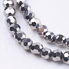 Electroplate Glass Bead Strands EGLA-R042-4mm-06-3