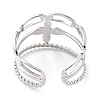 Non-Tarnish 304 Stainless Steel Finger Rings X-RJEW-L102-22P-4